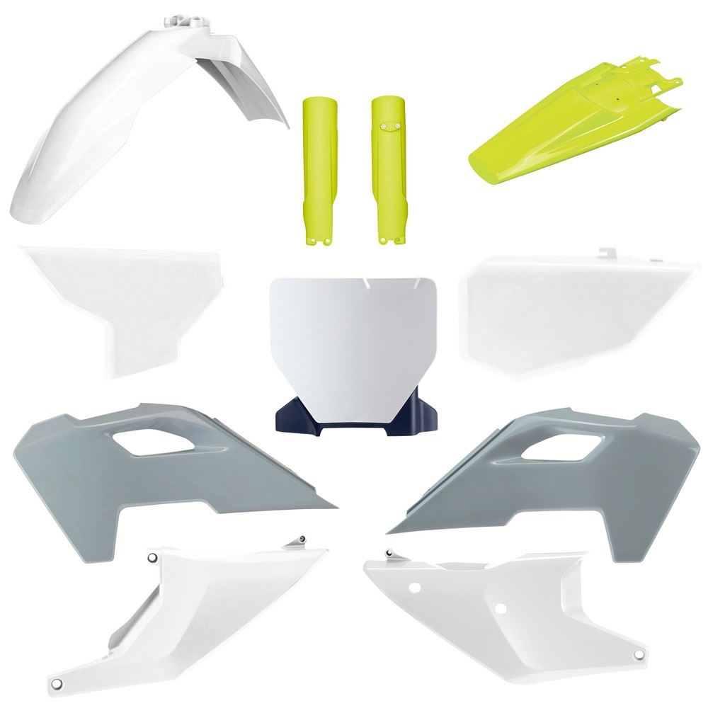 POLISPORT PLASTIC KIT + FORK GUARDS HUSQVARNA TC/FC 2023-2024, OEM STYLE