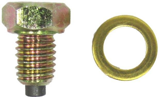 Oil Drain Bolt Magnetic 10mm x 1.50mm, Thread Length 12mm