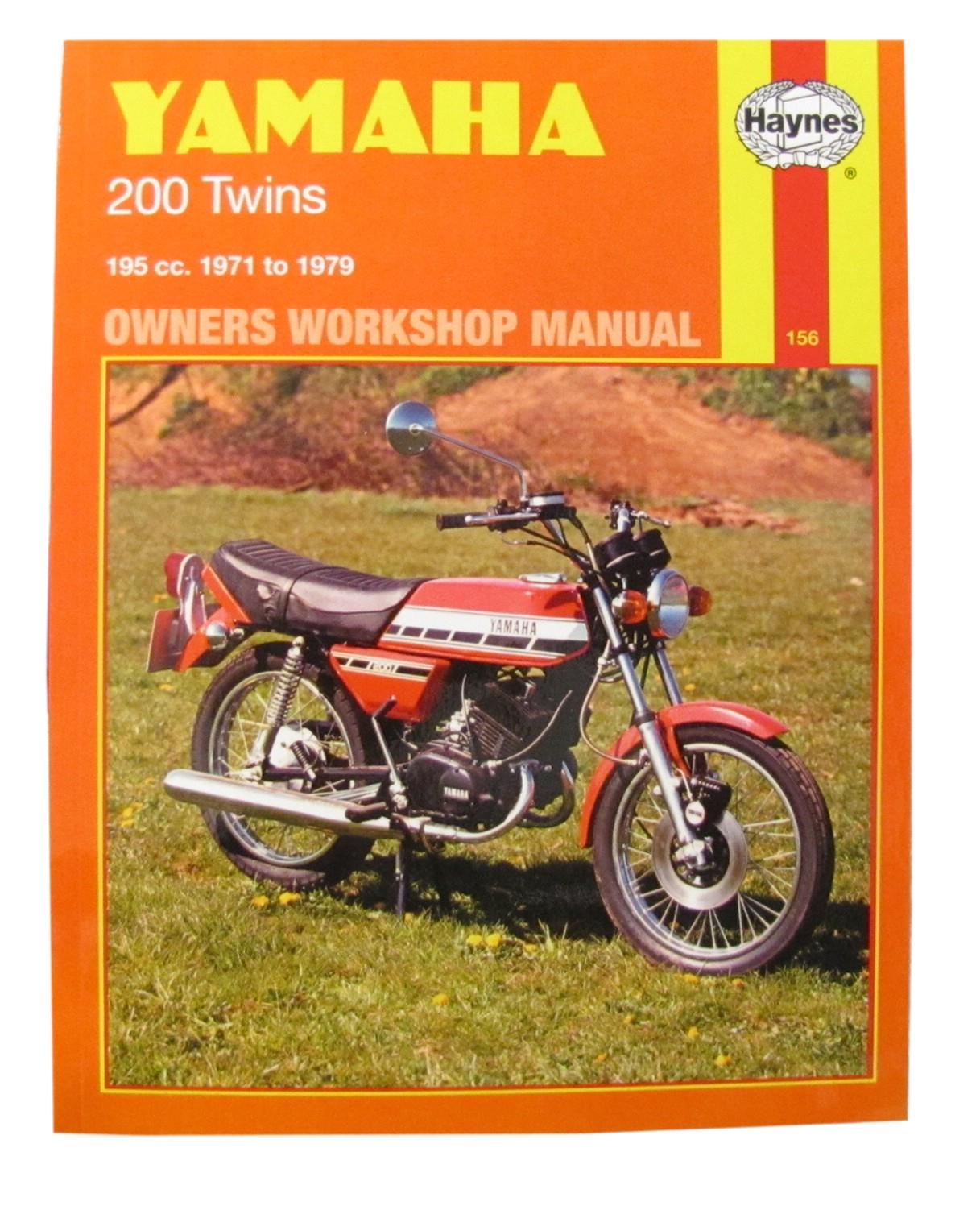 Haynes Manual Yamaha RD200 73-76, RD200DX 74-78, YCS-3E, YCS-5E 71-73