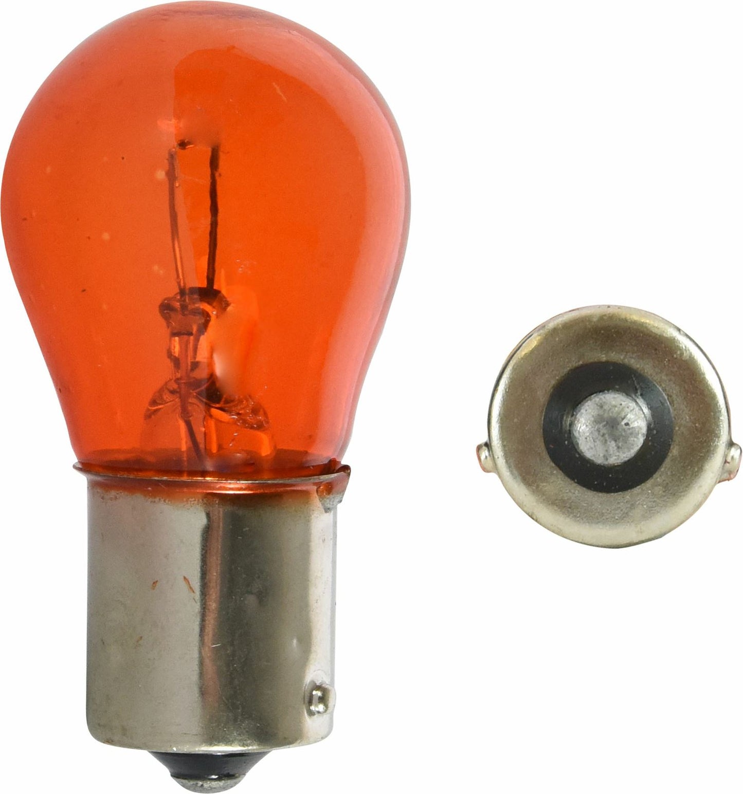 Bulbs BAX15s 12v 10w Indicator Amber with off set pins Large Per 10