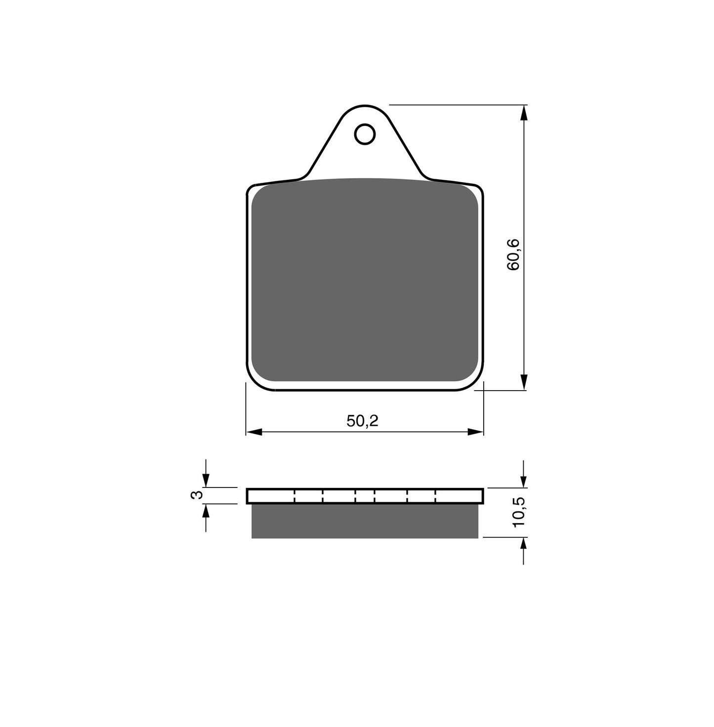 Goldfren Brake Pads K5-236, FA273, SBS756, FDB2135, Polaris Big Boss400,