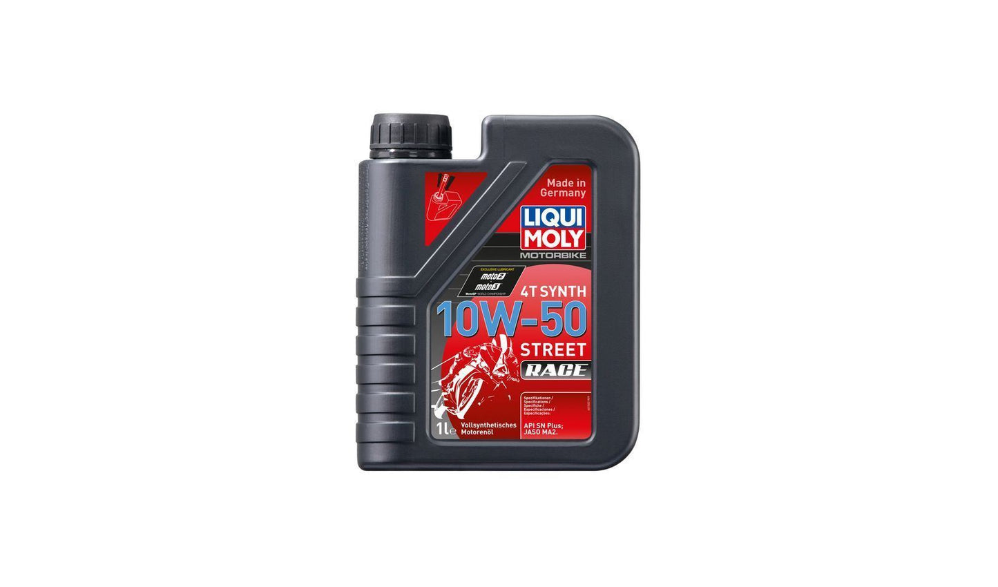 Liqui Moly 4T Motorbike Race 10w50 Street Fully Synthetic Oil 1 Litre