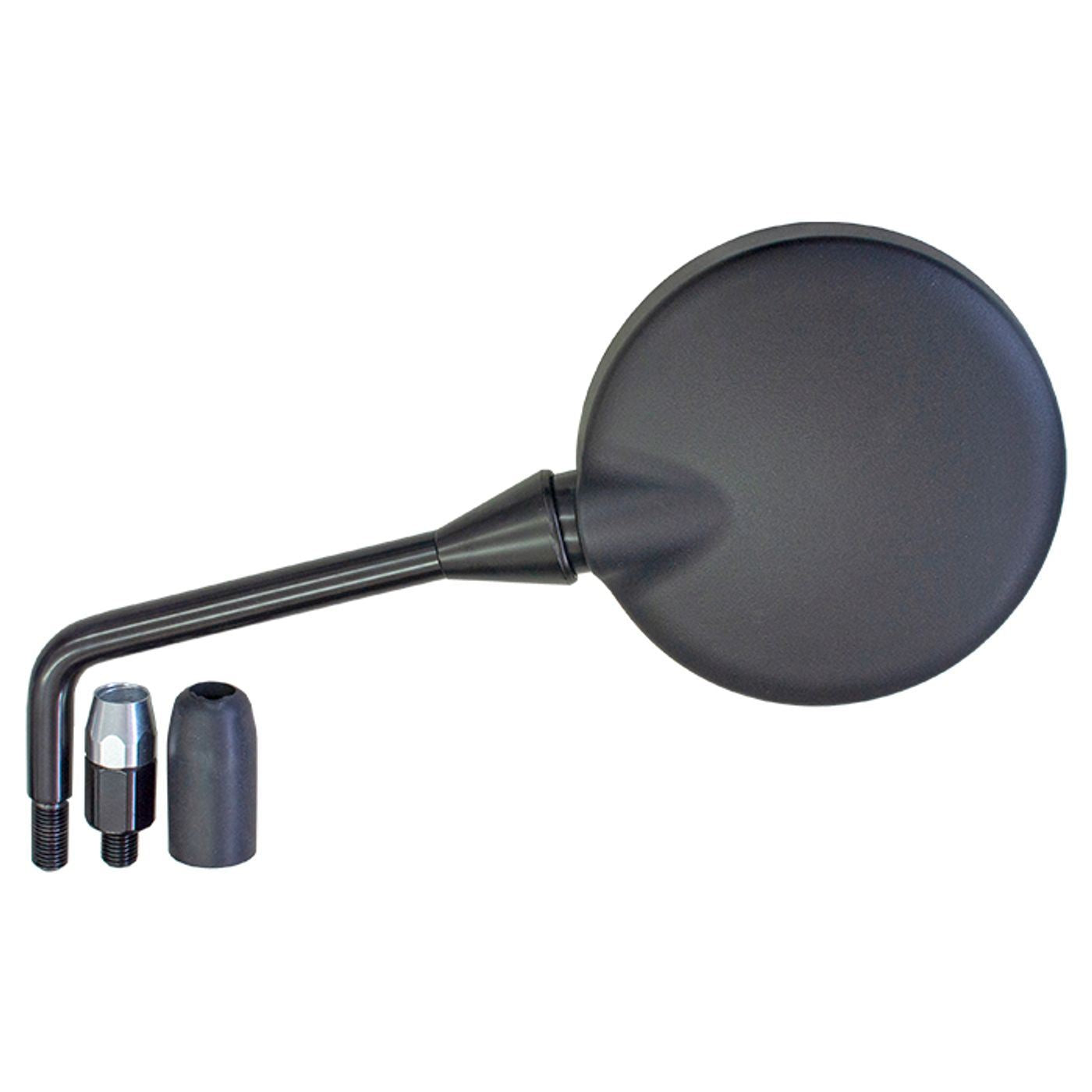Mirror Left 10mm Black Kawasaki Z900 Café (ZR900E) 2018, Z900RS Café (ZR900E) 18-19 (E-Marked) OE Refs: 56001-0384, 56001-0405