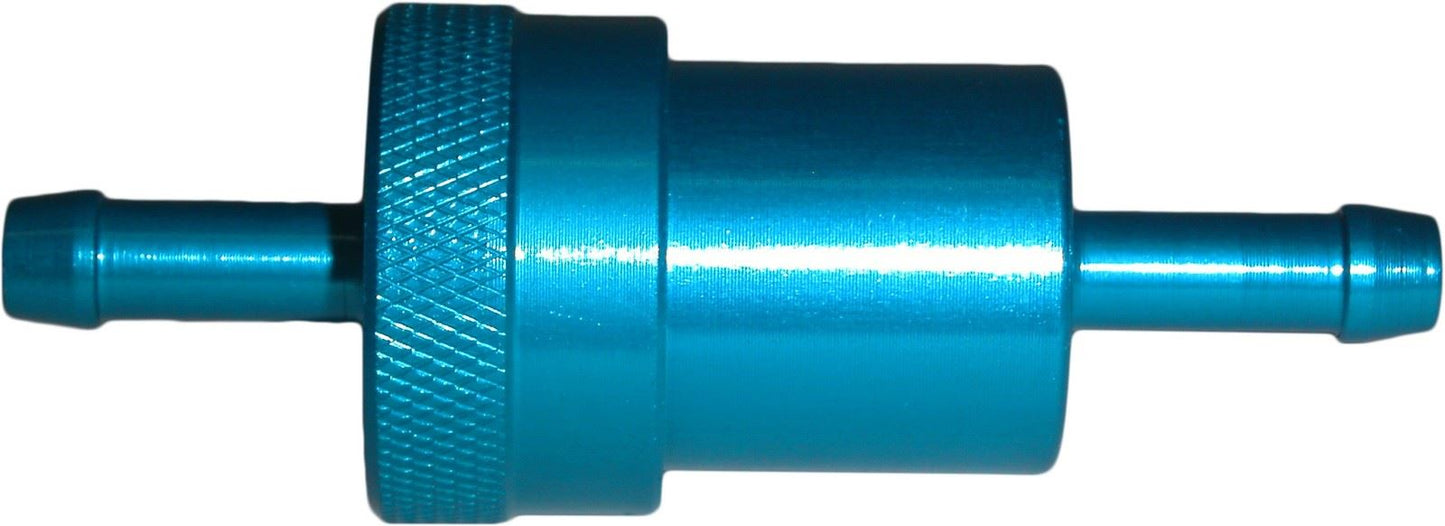 Fuel Filter 6mm Anodised Aluminium Blue