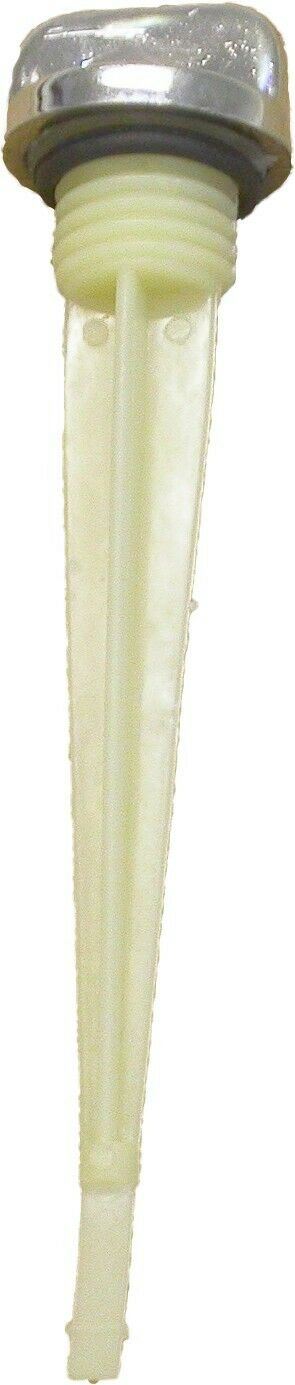 Oil Dipstick Chrome Head 125mm Long inc 18mm dia thread