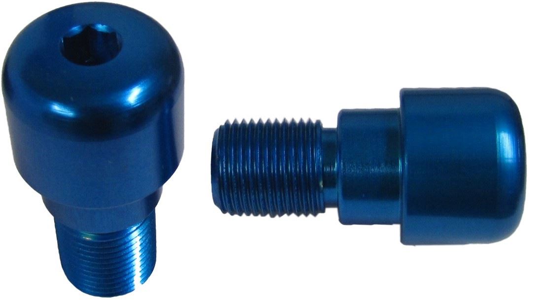 Handlebar Bar End Weight For Yamaha R6's Blue (Pair)
