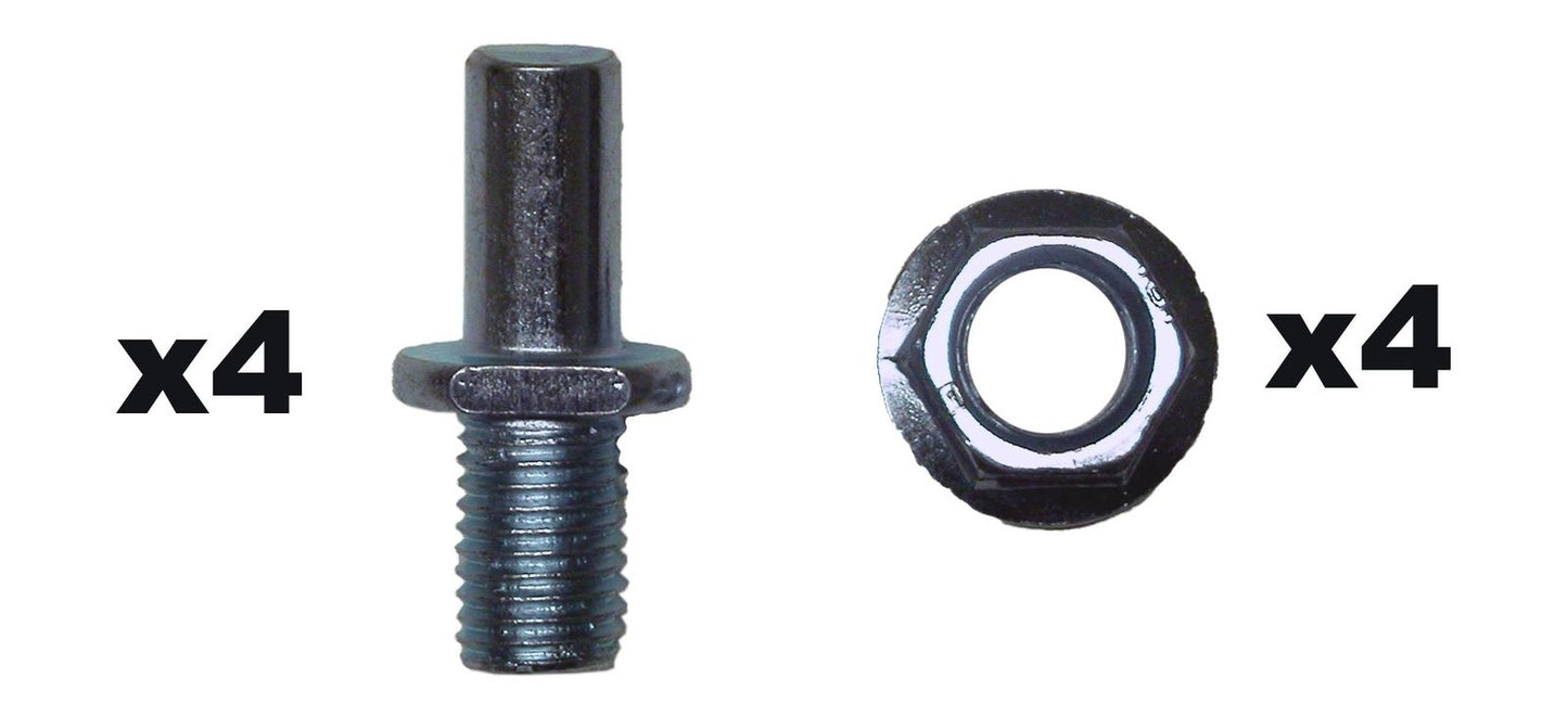 REAR MOTORCYCLE SPROCKET BOLT AND NUT SET 10MM THREAD 15MM LONG