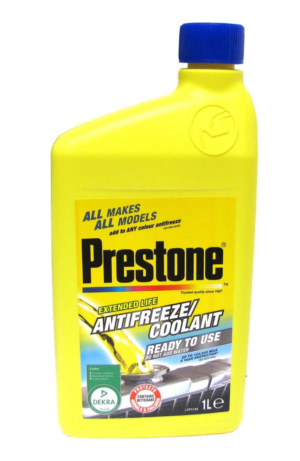 Prestone Ready To Use Coolant, Compatible With Any Colour Coolant. (1 Litre)