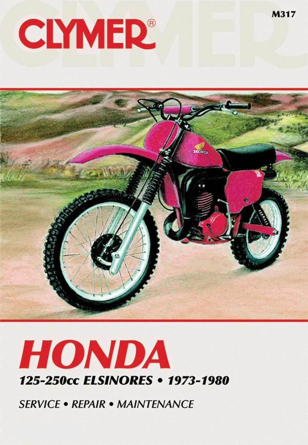 Clymer Manual For Honda 125-250cc Elsinores 73-80