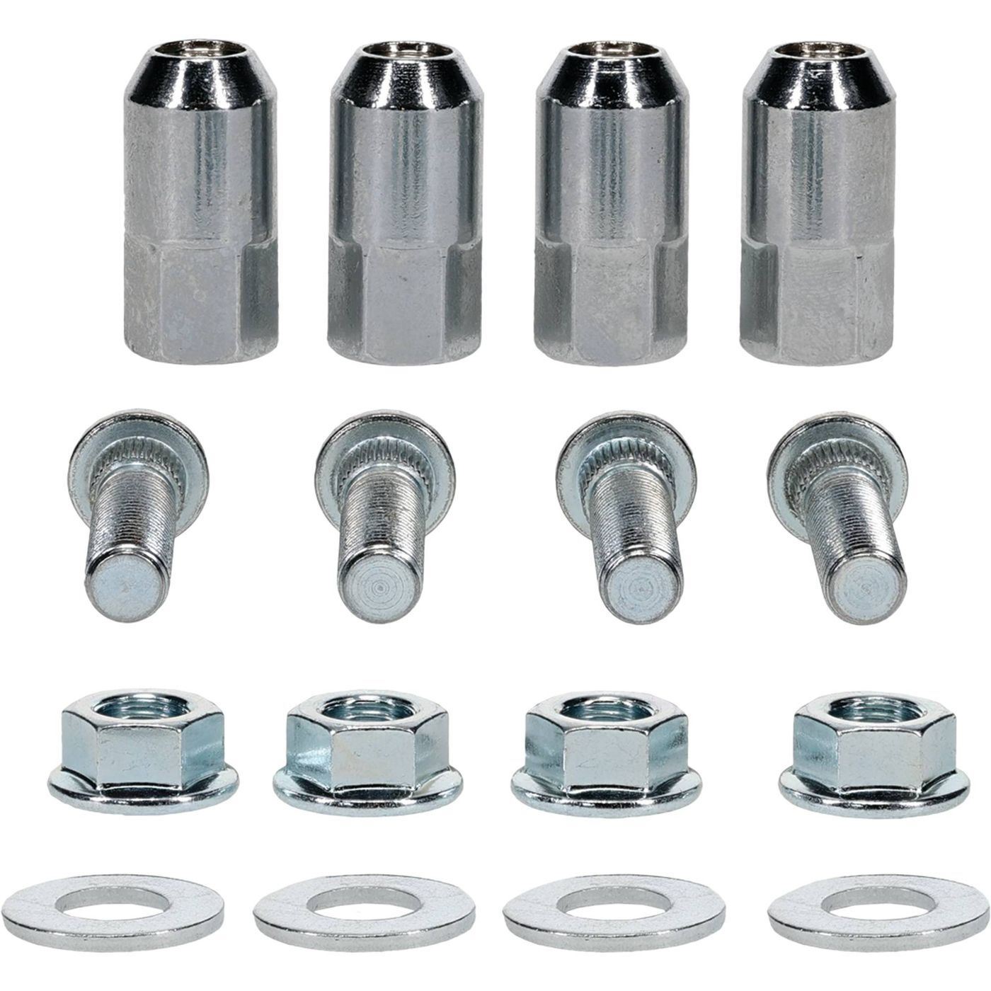 Wheel Nut Kit Front Polaris Ranger 4x4 800 EFI Midsize 2013, Wheel Stud and Nut Kit Front Polaris ACE 570 15-16, ACE 570 EU 15-16, ACE 570 MD 2016, Ranger 4x4 500 Crew 2012, Ranger 4x4 500 Crew Midsize 2013, Ranger 4x4 500 EFI 2012, Ranger 4x4 50