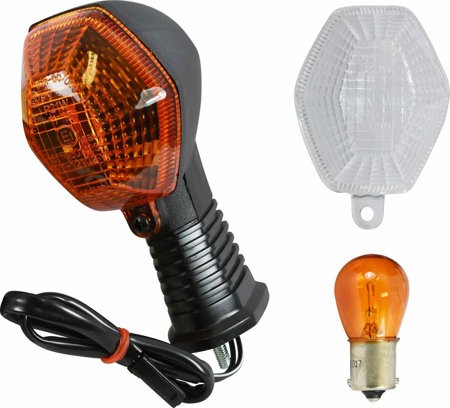 Indicator Suzuki GSXR600,750,1000 Front Right & Rear Left (Amber & Clear)
