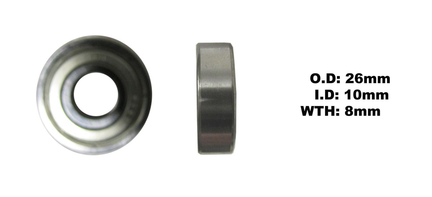 Koyo Bearing 6000-ZZ-C3 (ID:10mm x OD:26mm x W:8mm)
