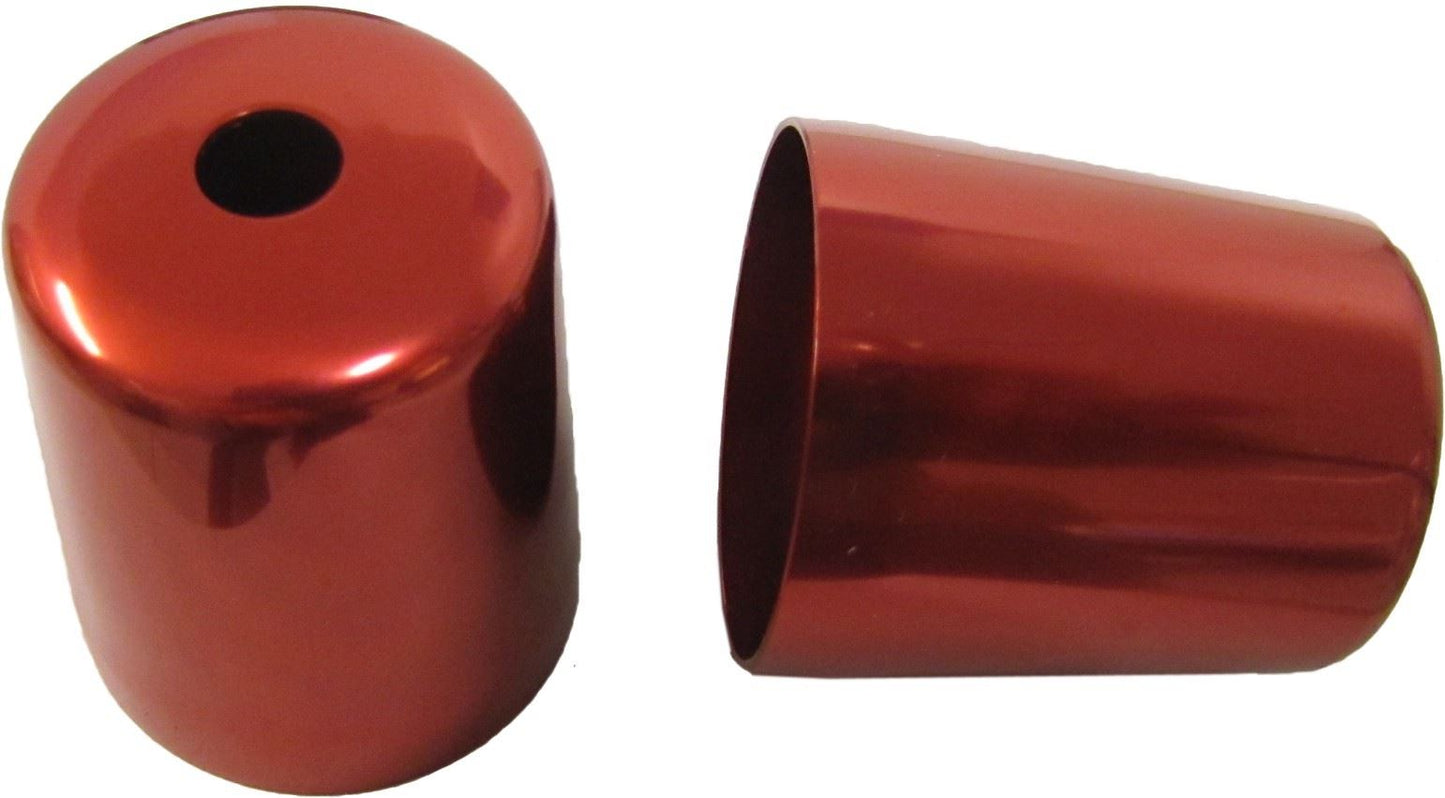 Handlebar Bar End Cover Red For Yamaha YZF1000R Thunderace (Pair)