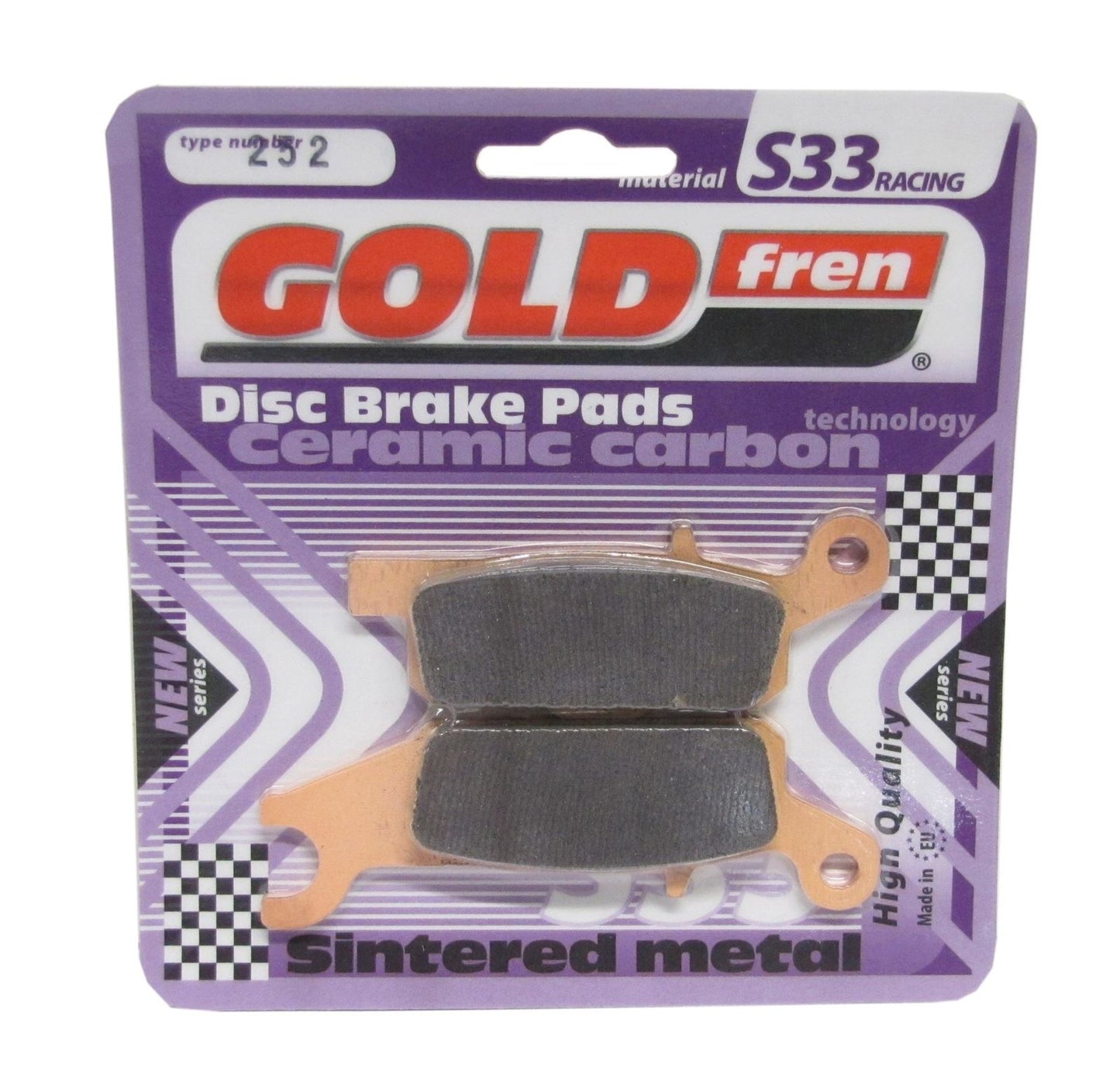 Goldfren Brake Pads S33-252, FA443, VD279/2, SBS850, FDB2231