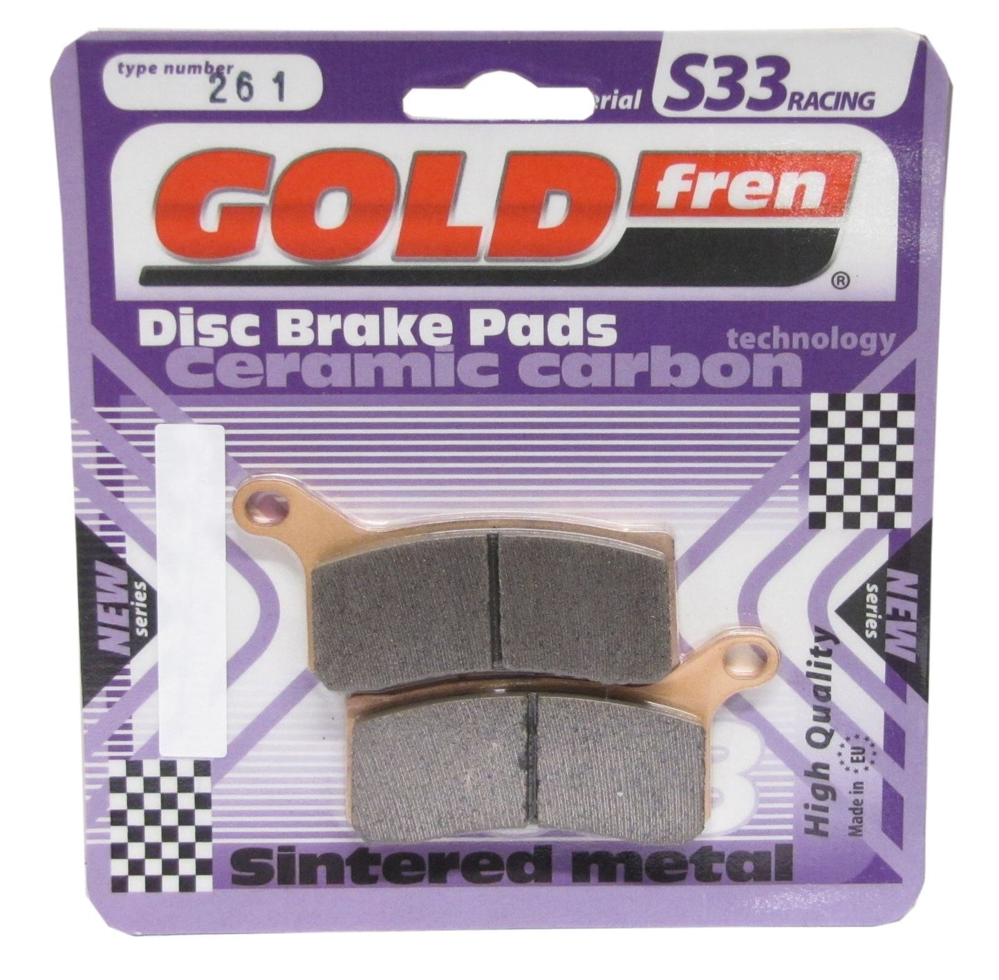 Goldfren Brake Pads S33-261, FA462, SBS866, DP989