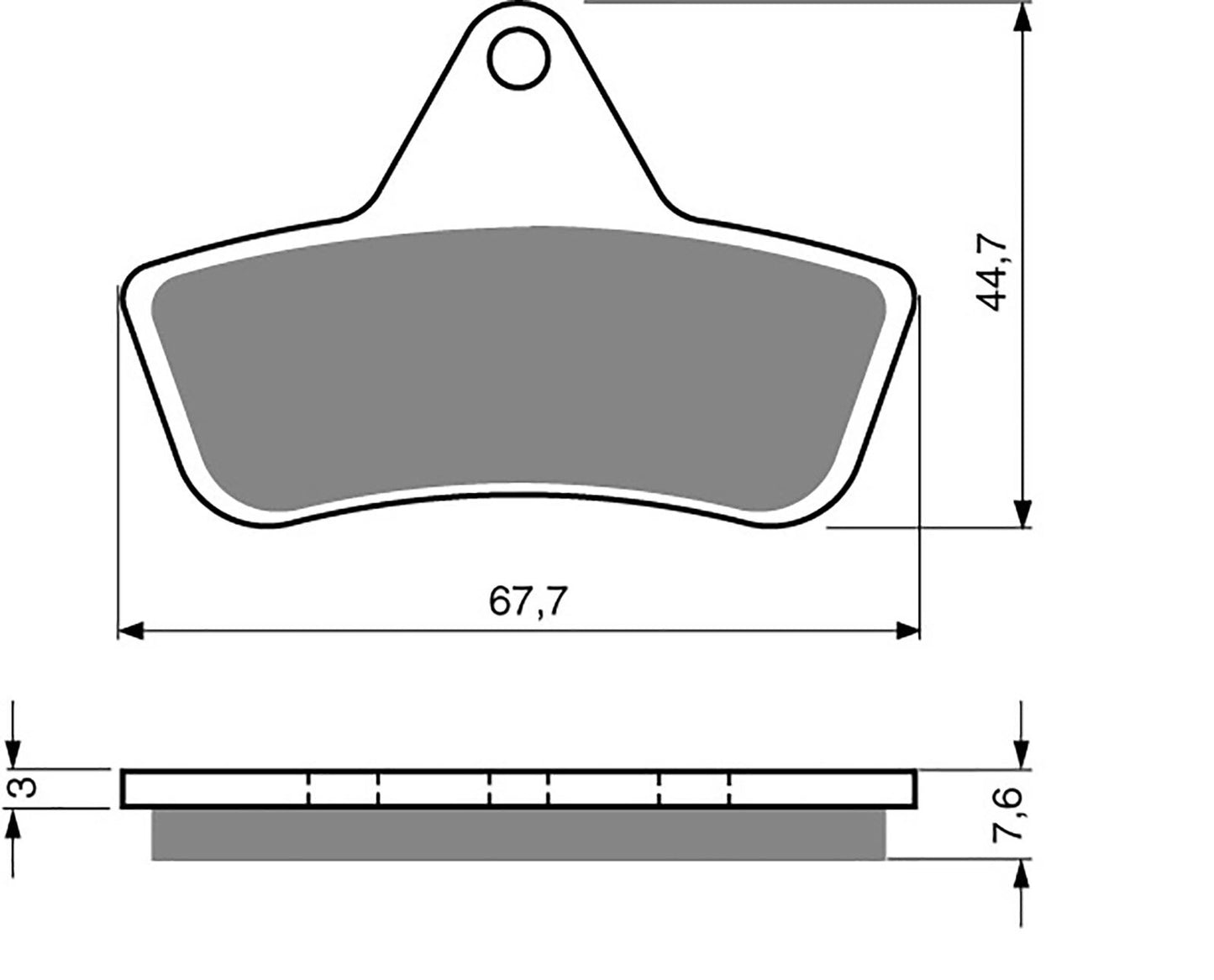 Goldfren Brake Pads AD232, FA271, SBS758, FDB2175, DP914, VD965