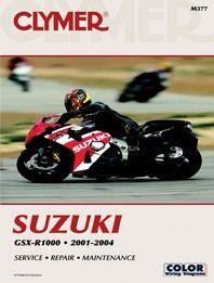 Clymer Manual For Suzuki GSX-R1000 01-04