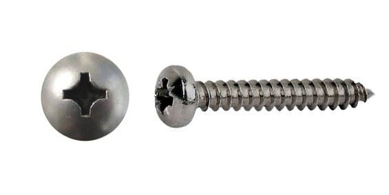 Screws Pan Head Self Taper Stainless Steel 6mm x 30mm(Pitch (Per 20)