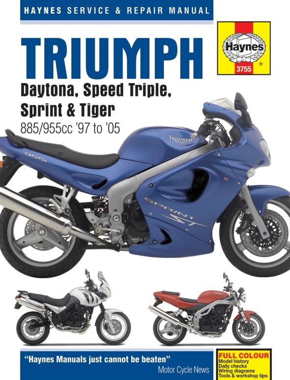 Haynes Manual Triumph Fuel Injected Triples 97-05