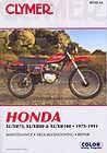 Clymer Manual For Honda XL, XR75, XL, XR80 & XL, XR100 75-91