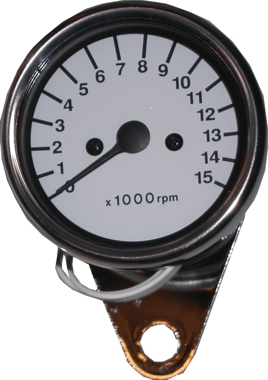 Tacho 60mm 1:5 White face with luminous lighting