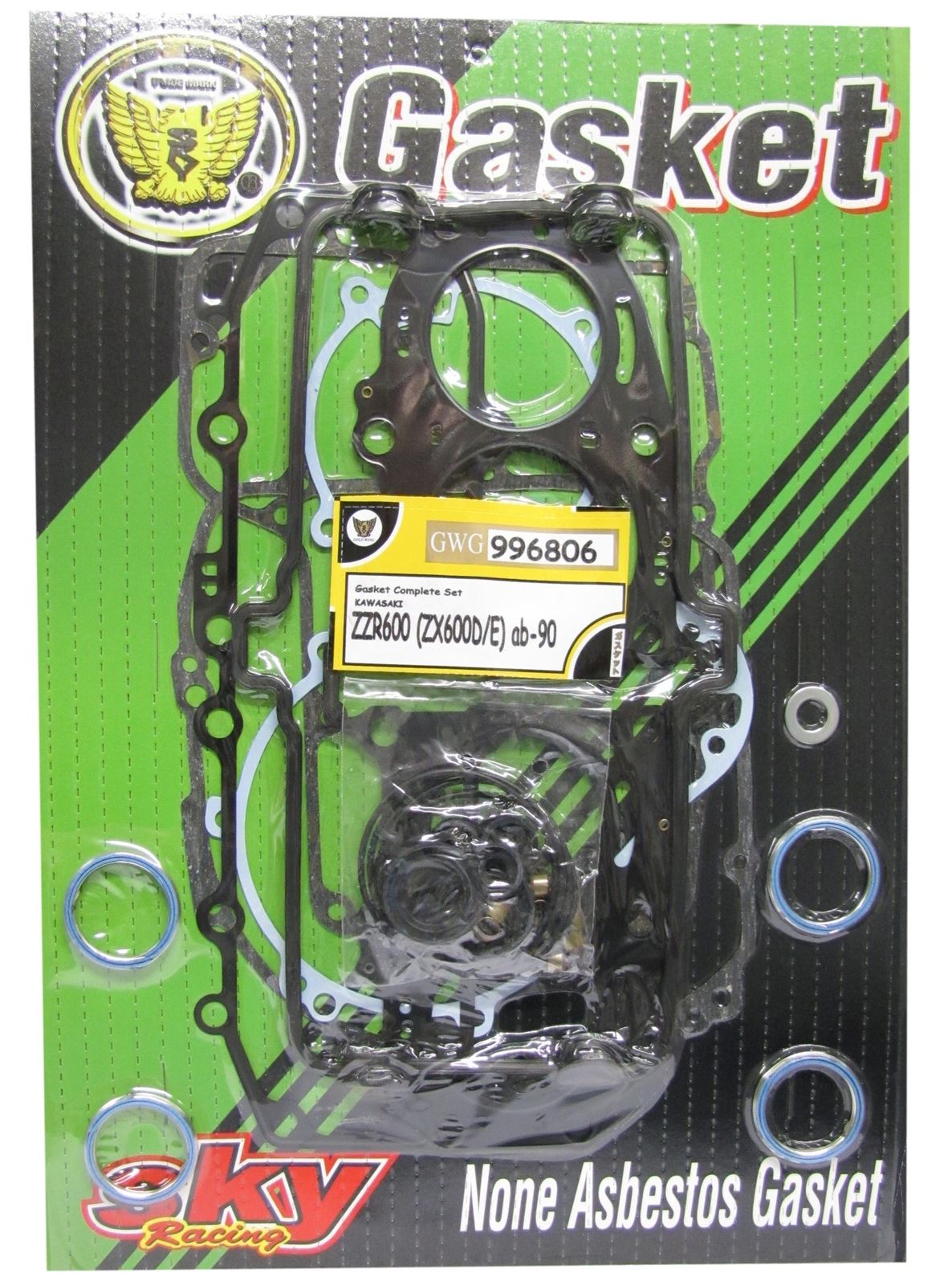 Full Gasket Set Kawasaki ZZR600D1-3,E1-12 1990-2004