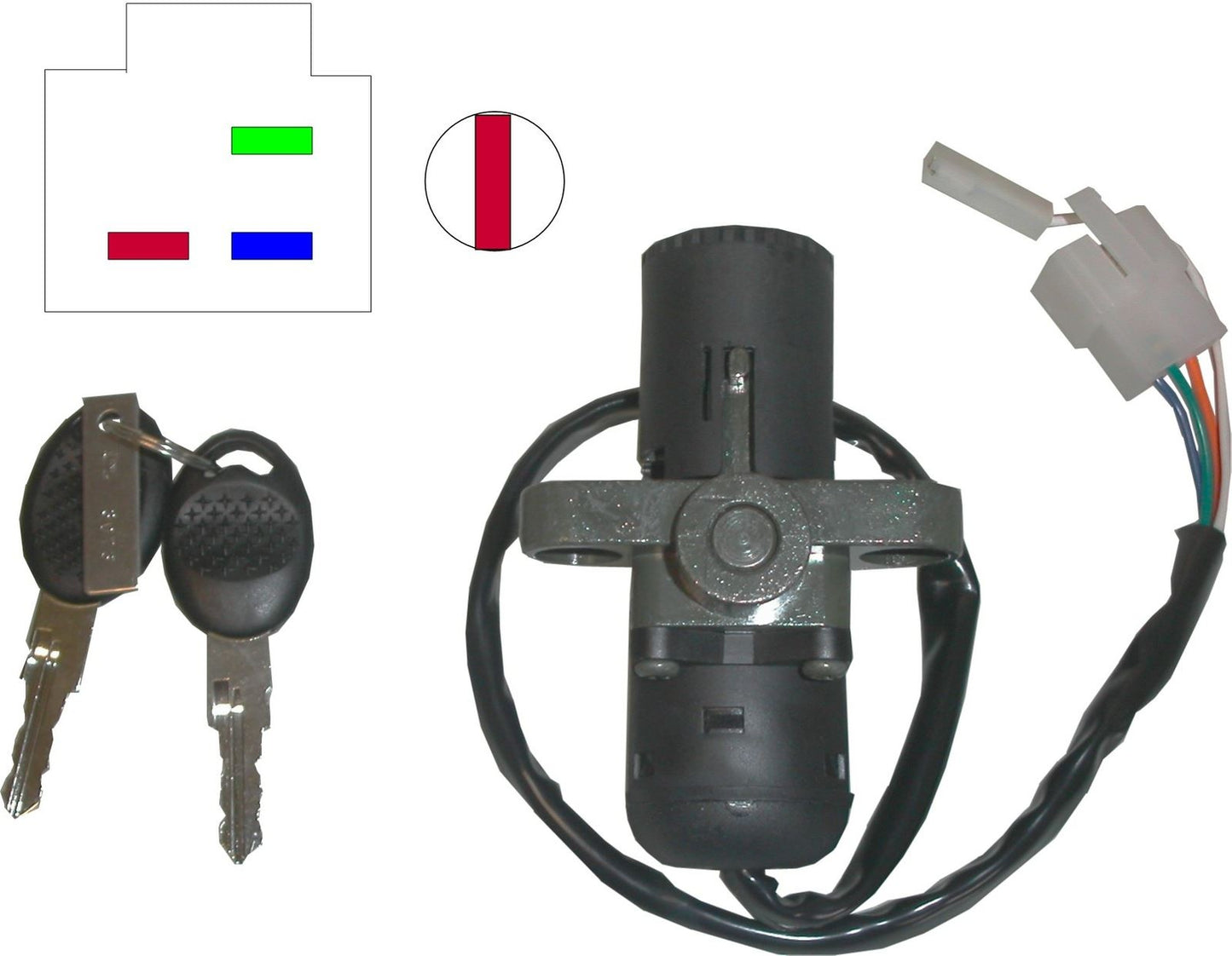 Ignition Switch Aprilia RS50 (4 Wires) 1996-1998