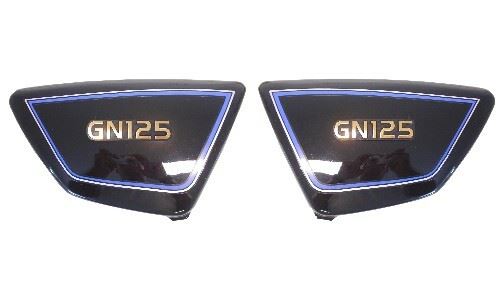 Side Panels Suzuki GN125 Black