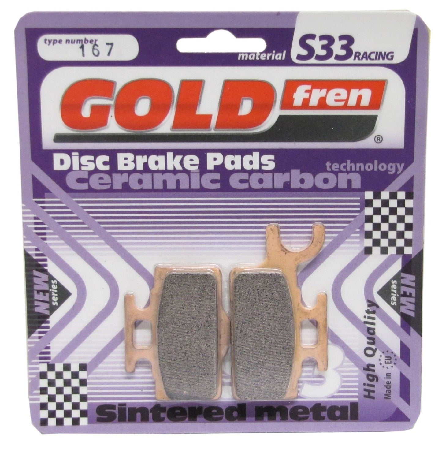 Goldfren Brake Pads S33-167, FA302, SBS752