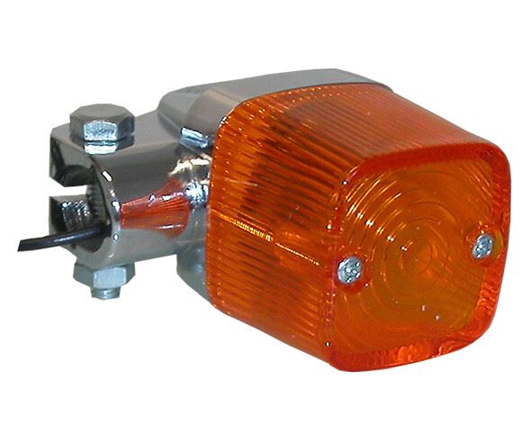 Complete Indicator Mini Square Chrome Stem Length 16mm, O.D. 40mm