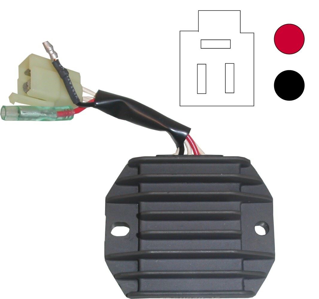 TourMax Regulator/Rectifier Yamaha YFM350, YFB250 5 Wires SH640-12 OE Refs: 4KB-81960-02
