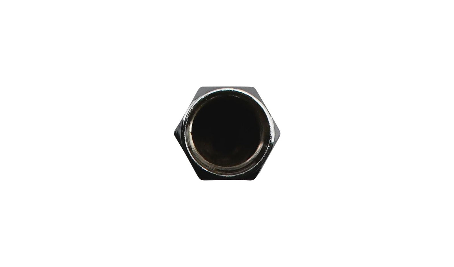 Mirror Adaptor Chrome 10mm Internal Thread to 10mm Yamaha External Thread