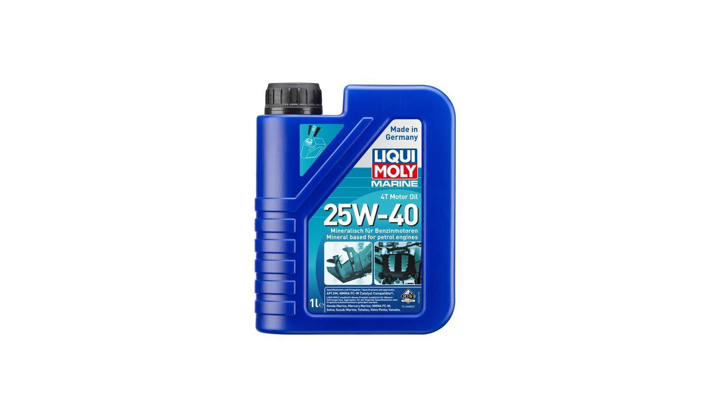 Liqui Moly 4T Marine 25w40 Synthetic Technology Oil 1 Litre