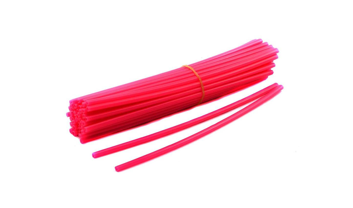 Spoke Cover Wraps Pink Full Set of 76 Covers for Up To 21" Wheels Front & Rear