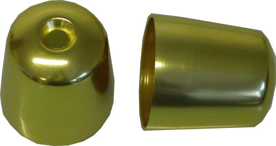 Handlebar Bar End Cover Gold For Triumph Daytona 900-1200 Sprint S/Triple (Pair)