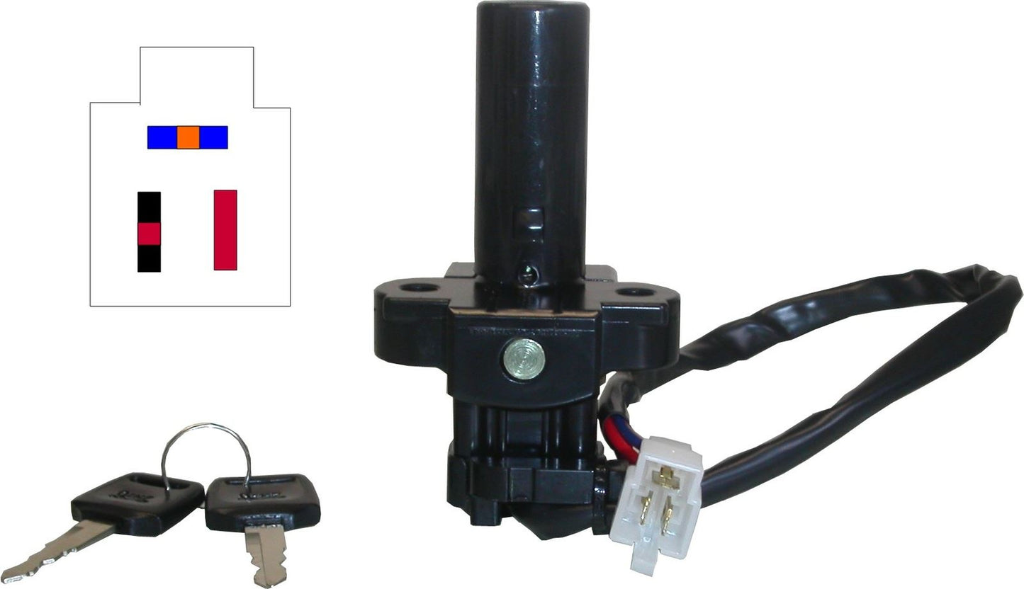 Ignition Switch Honda NTV600M, NTV650P,S,T,V 91-97 (3 Wires)