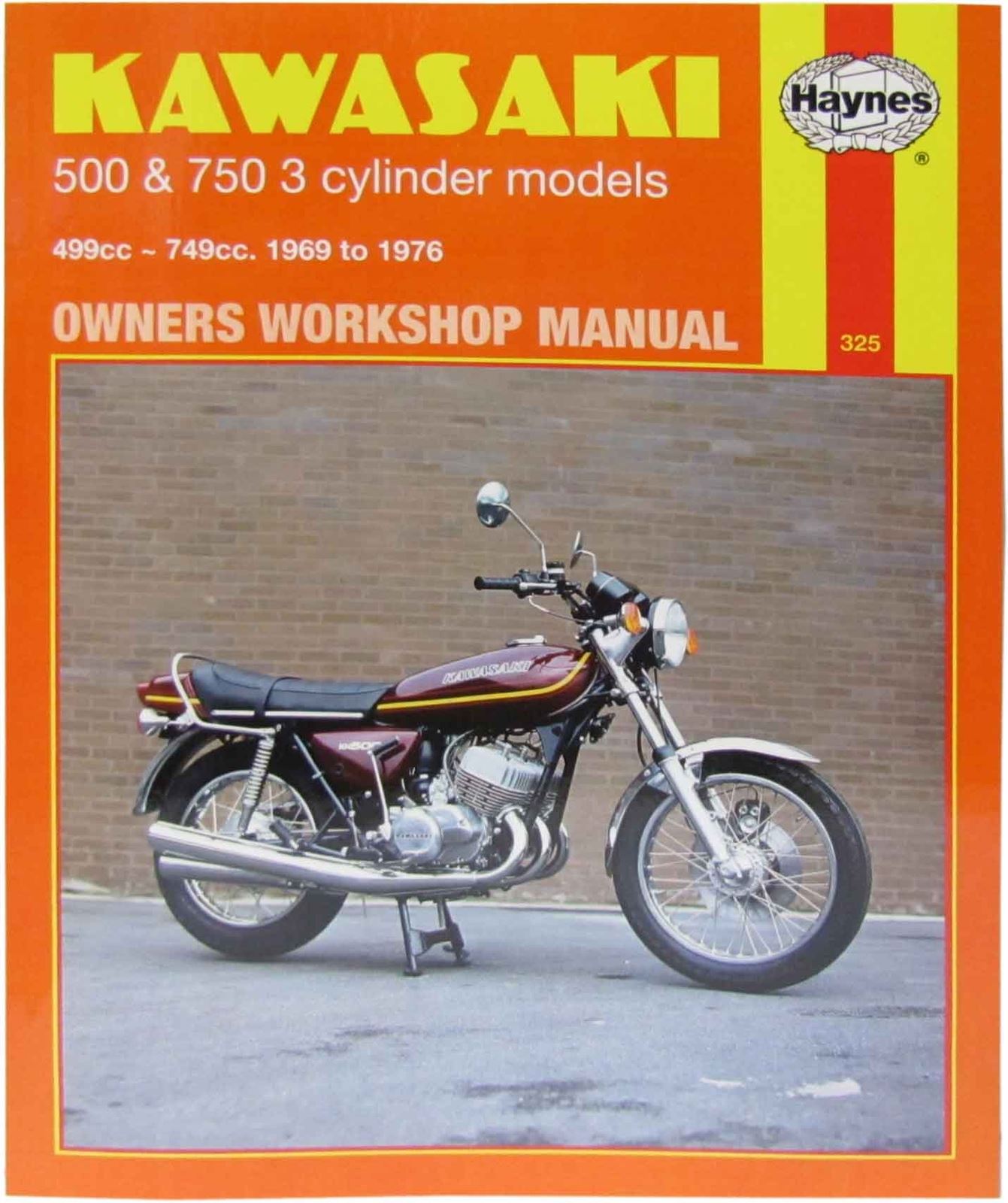Haynes Manual Kawasaki 500 Mach III 69-73, 500 H, 750H 72-76, KH500 76