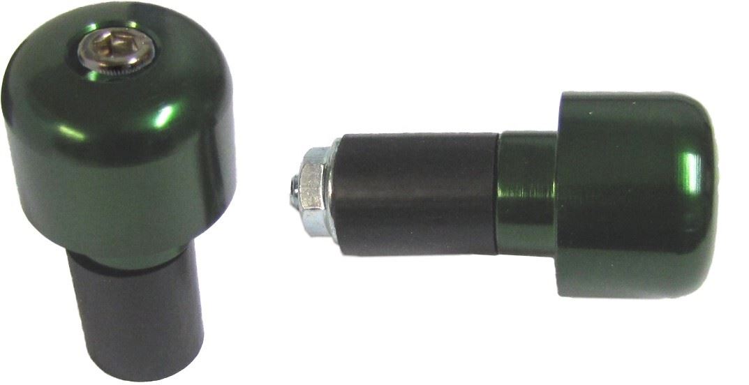 Handlebar Bar End Weight Universal Small Green (Pair) 7/8"