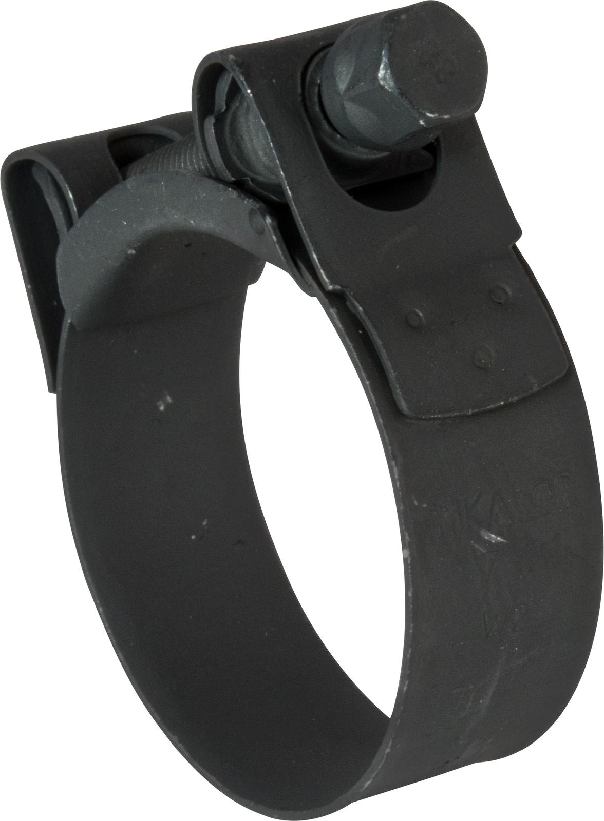 Mikalor Exhaust Clamps 47-51mm Stainless Steel With Zinc Bolt (Black)