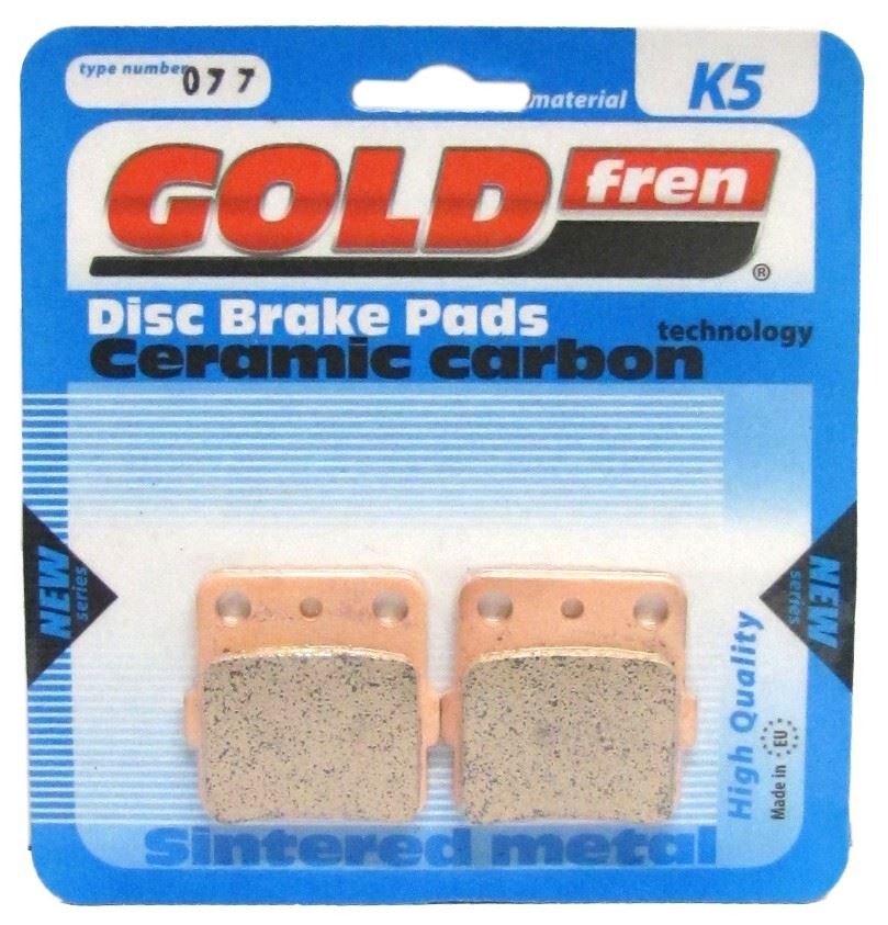 Goldfren Brake Pads K5-077, FA84/3, VD127, SBS584, FDB661, DP816