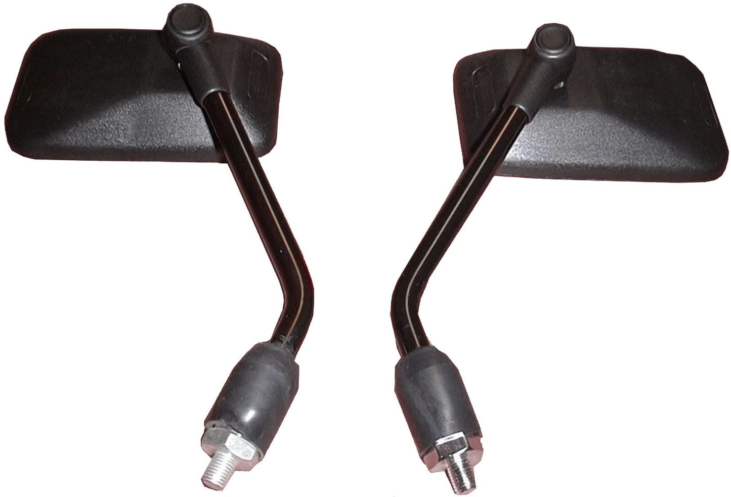 Mirrors 10mm Black Rectangle Left & Right Kawasaki GT Style