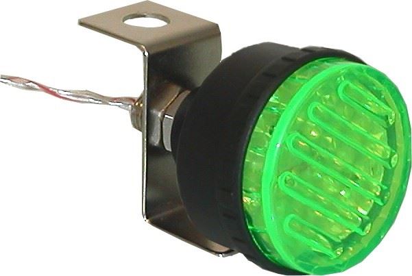 Marker Light Flashing Green with Single Bolt Fitting OD:45mm