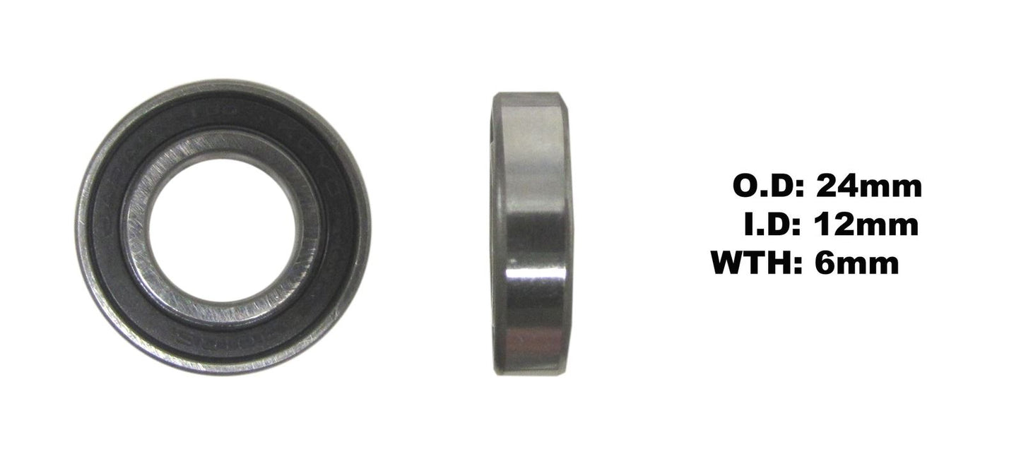 Koyo Bearing 6901-2RS-C3 (ID:12mm x OD:24mm x W:6mm)