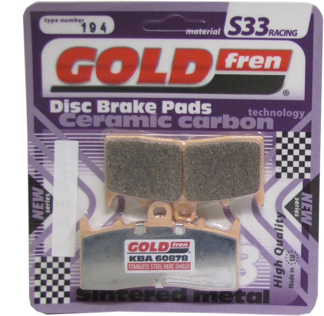Goldfren Brake Pads S33-194, FA294, SBS743, VD9020