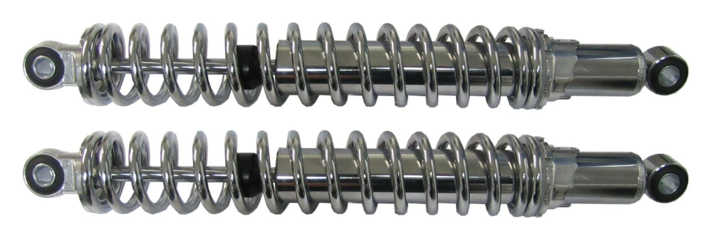 Shocks 400mm Pin+Pin up to 200cc (All Chrome)