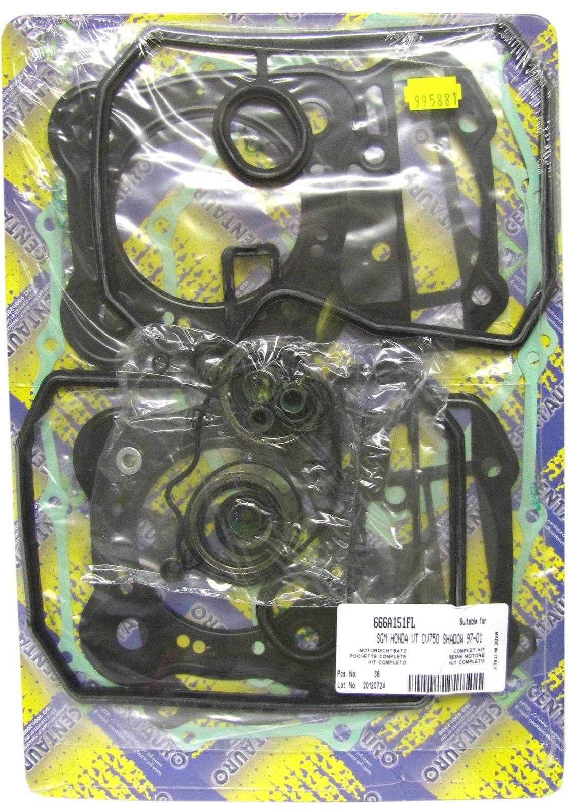 Centauro Full Gasket Set Honda VT750CV,C2V,W,X,Y,1 Shadow (RC44) 1997-2001