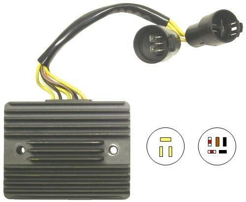 TourMax Regulator/Rectifier Kawasaki ZX-9R E1-2, F1-2, ZX12R A1-2, B2H OE Ref: 21066-1119