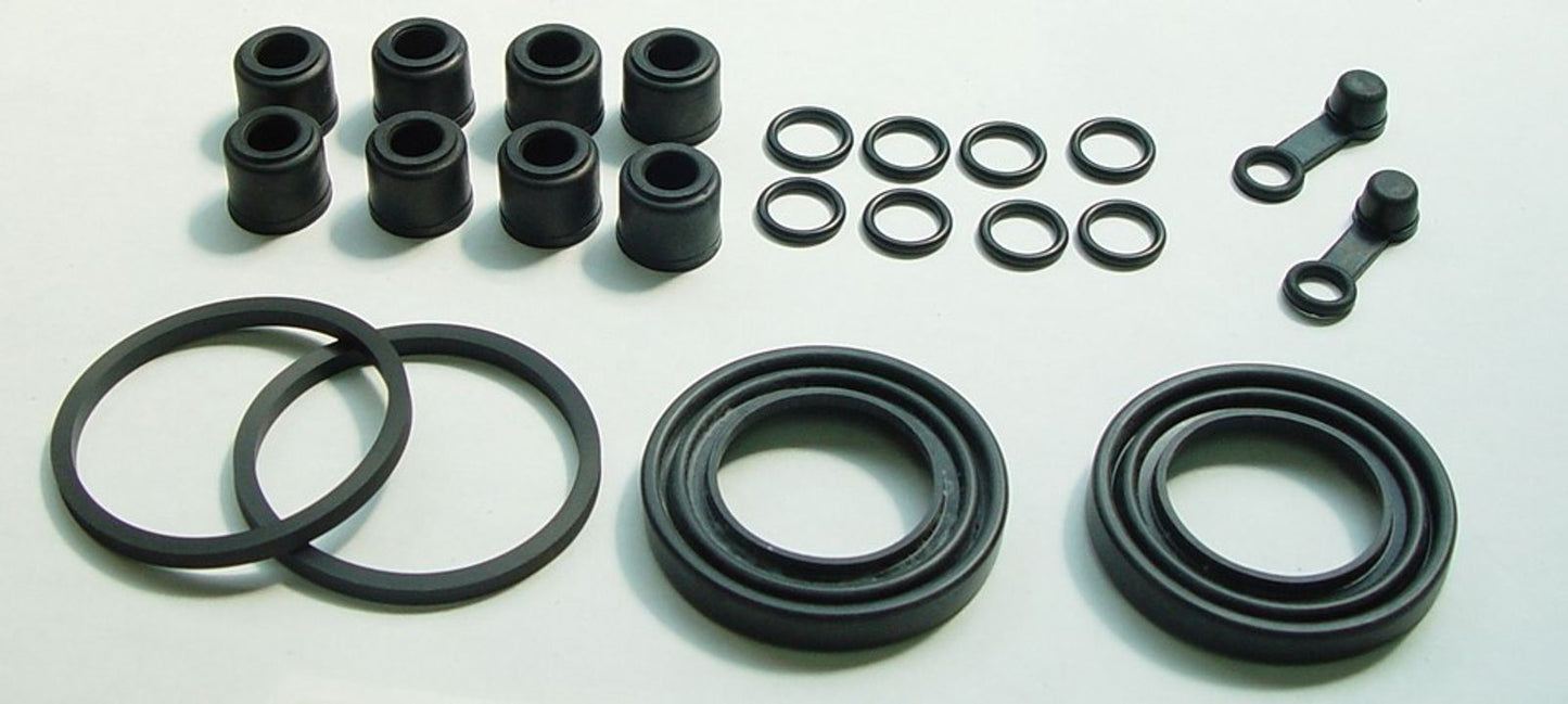 TourMax Brake Caliper Seal Rebuild Kit Front Kawasaki Z650C1-3 (Upto VIN#023100) 77-79, Z650C4 80, Z650D3 80, Z900B1 76, Z1000A1-4 77-80, Z1000B1-4 77-80, Z1000C2-4 79-81, Z1R D3 80, Z1000E1-2 79-80, Z1000G1 80, Z1300A1-4 79-82