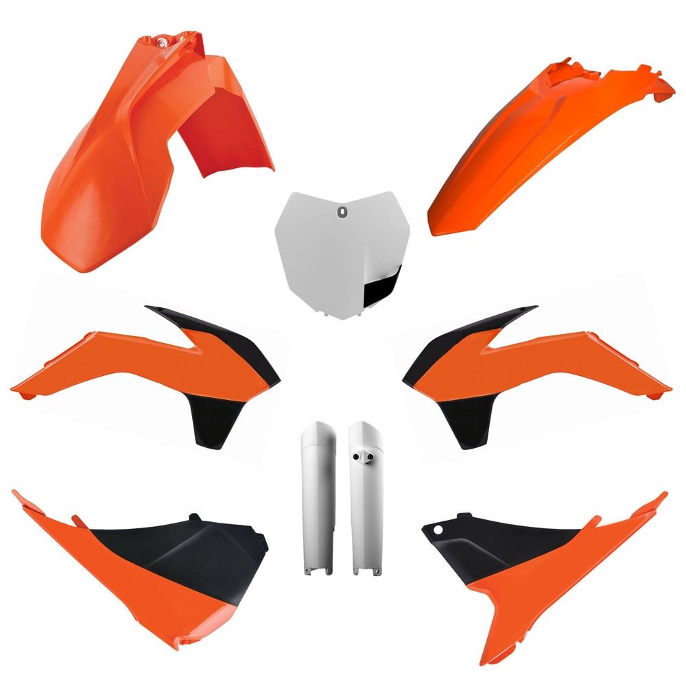 POLISPORT PLASTIC KIT KTM SX/SX-F/XC/XC-F 2013-2015, SX250 2016, OEM 13-14