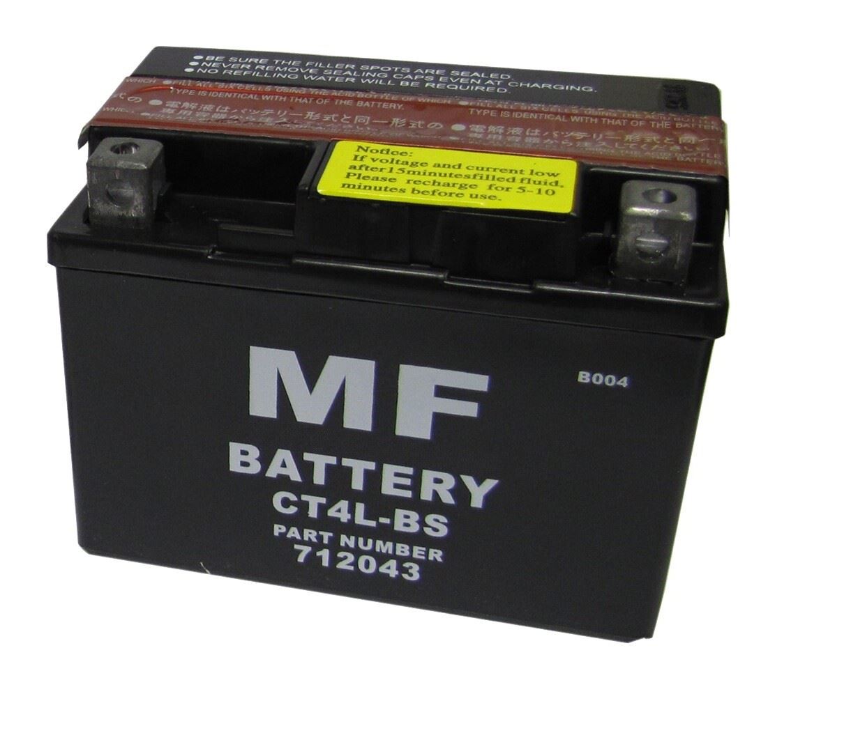 Battery CT4L-BS, CTX4L-BS - 12v 3AH CCA:40A L:113mm H:87mm W:70mm